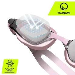 4FIZJO Okulary do pływania TSUNAMI różowe Sale