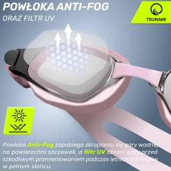 4FIZJO Okulary do pływania TSUNAMI różowe Sale