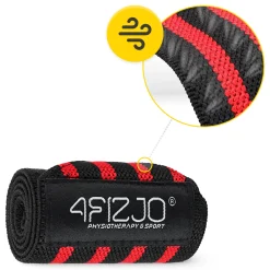 4FIZJO Opaski na nadgarstki 2 szt. czerwone
