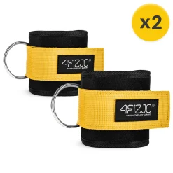 4FIZJO Opaski treningowe na kostki do wyciągu 2 szt. żółte Outlet