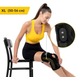 4FIZJO Orteza na kolano ze stabilizacją rzepki XL