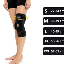 4FIZJO Orteza na kolano ze stabilizacją rzepki XXL Outlet