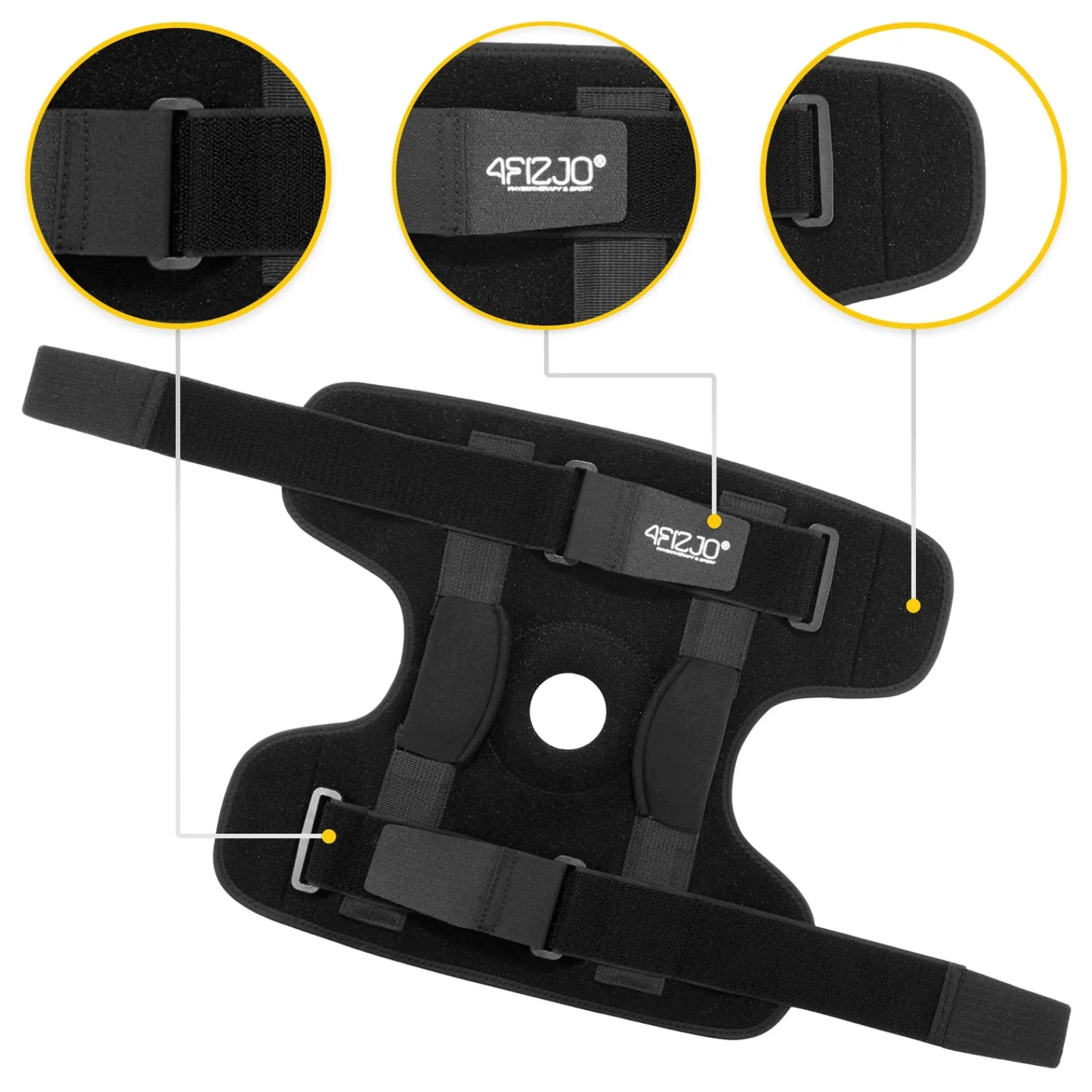 4FIZJO Orteza na kolano ze stabilizacją rzepki L Outlet