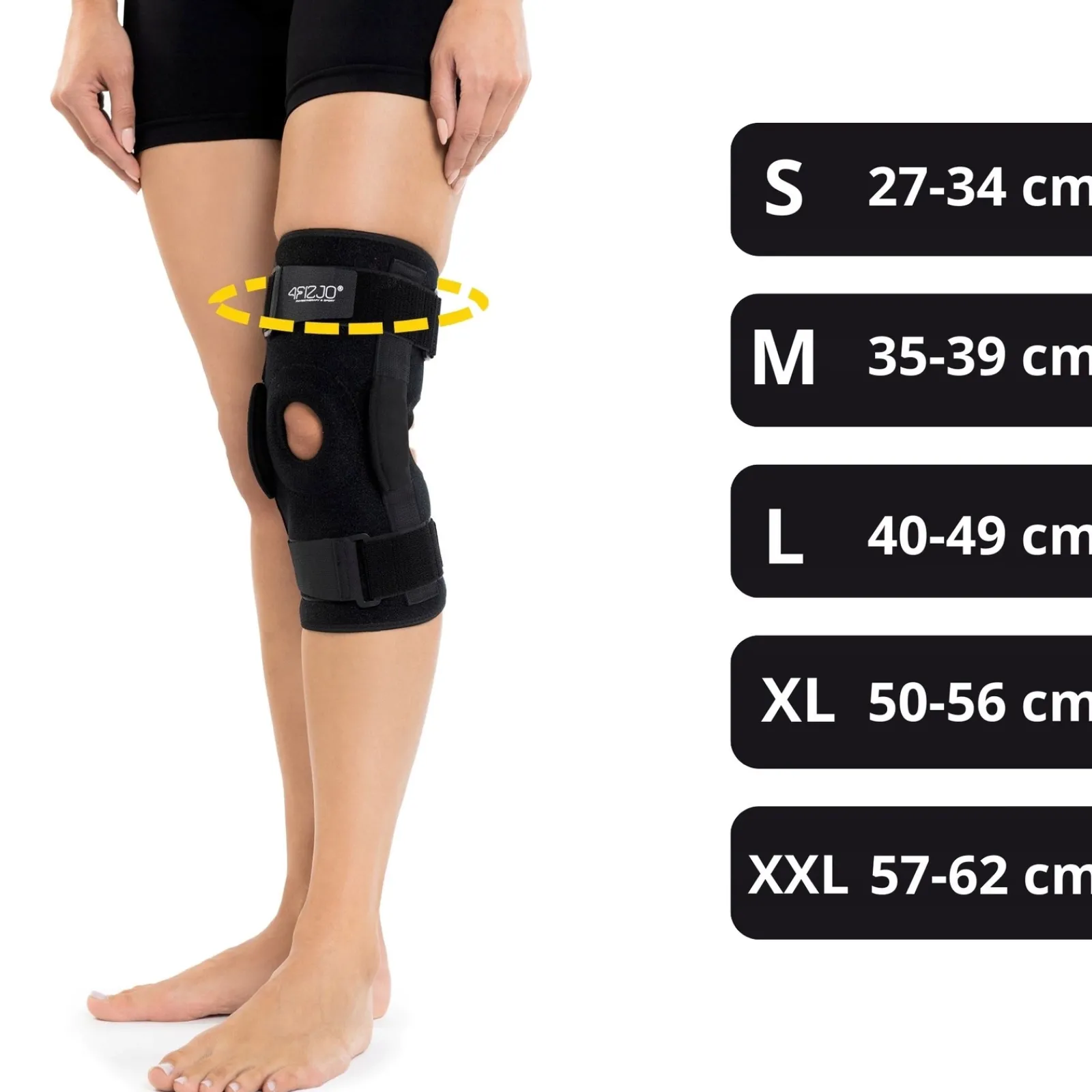 4FIZJO Orteza na kolano ze stabilizacją rzepki L Outlet