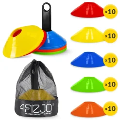 4FIZJO Pachołki treningowe elastyczne 50 szt. Sale