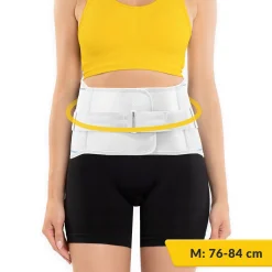 4FIZJO Pas ortopedyczny na kręgosłup lędźwiowy M jasnoszary Szary / Granatowy Discount