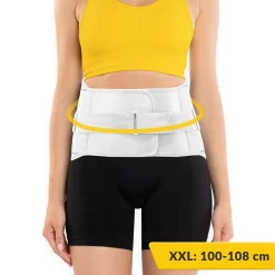 4FIZJO Pas ortopedyczny na kręgosłup lędźwiowy XXL jasnoszary Szary / Granatowy Clearance