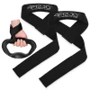 4FIZJO Paski treningowe do martwego ciągu Deadlift Straps czarne Clearance