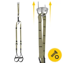 4FIZJO Pasy treningowe taśmy do ćwiczeń TRX khaki New