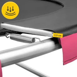 4FIZJO Piankowa osłona na sprężyny trampoliny 10FT Czarny / Różowy Clearance