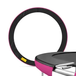4FIZJO Piankowa osłona na sprężyny trampoliny 8FT Czarny / Różowy