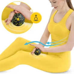 4FIZJO Piłeczka do masażu EPP 8 cm żółta New
