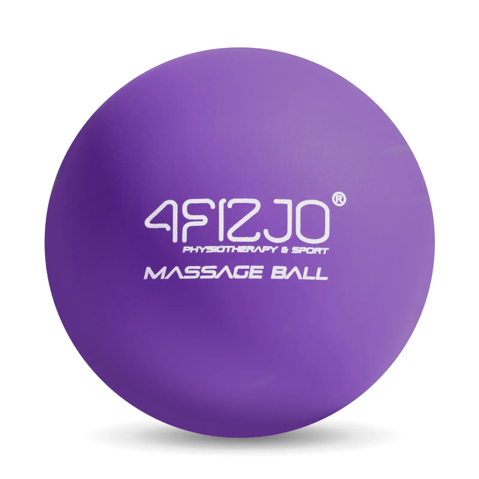 4FIZJO Piłka do masażu Lacrosse Massage Ball fioletowa New
