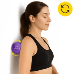 4FIZJO Piłka do masażu Lacrosse Massage Ball fioletowa New