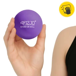 4FIZJO Piłka do masażu Lacrosse Massage Ball fioletowa New