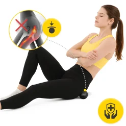4FIZJO Piłka do masażu Lacrosse Massage Ball czarna Online