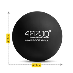 4FIZJO Piłka do masażu Lacrosse Massage Ball czarna Online