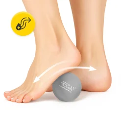 4FIZJO Piłka do masażu Lacrosse Massage Ball szara Discount