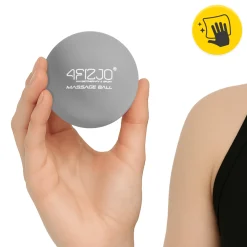 4FIZJO Piłka do masażu Lacrosse Massage Ball szara Discount