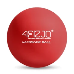 4FIZJO Piłka do masażu Lacrosse Massage Ball czerwona Best