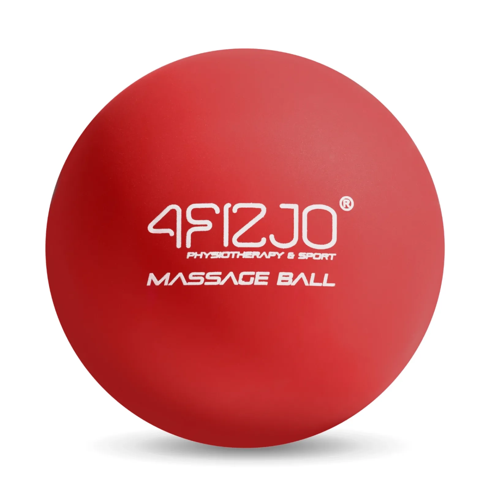 4FIZJO Piłka do masażu Lacrosse Massage Ball czerwona Best