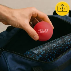 4FIZJO Piłka do masażu Lacrosse Massage Ball czerwona Best
