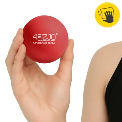 4FIZJO Piłka do masażu Lacrosse Massage Ball czerwona Best