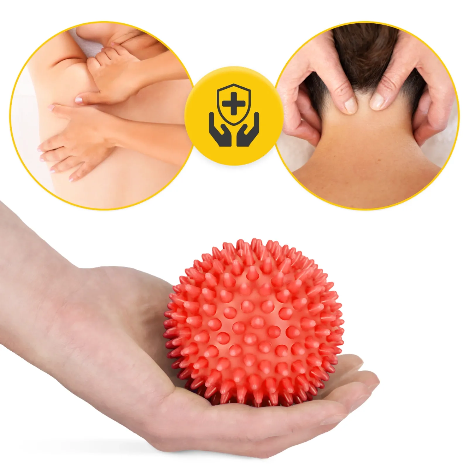 4FIZJO Piłka do masażu z kolcami SPIKE+ 7 cm Outlet