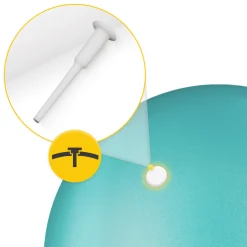 4FIZJO Piłka do pilatesu i rehabilitacji 22 cm miętowa Discount