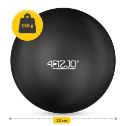 4FIZJO Piłka do pilatesu i rehabilitacji 22 cm czarna Sale
