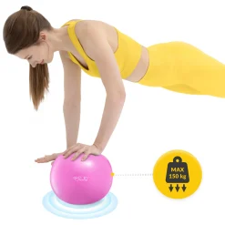 4FIZJO Piłka do pilatesu i rehabilitacji 22 cm różowa Best