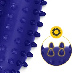 4FIZJO Piłka fasolka sensoryczna do masażu niebieska Discount