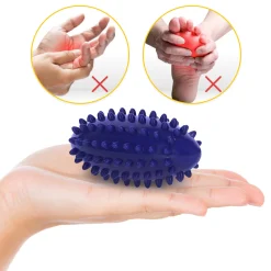 4FIZJO Piłka fasolka sensoryczna do masażu niebieska Discount