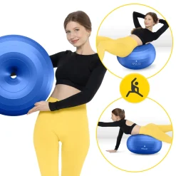 4FIZJO Piłka gimnastyczna DONUT AIR BALL niebieska Online