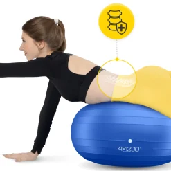 4FIZJO Piłka gimnastyczna DONUT AIR BALL niebieska Online