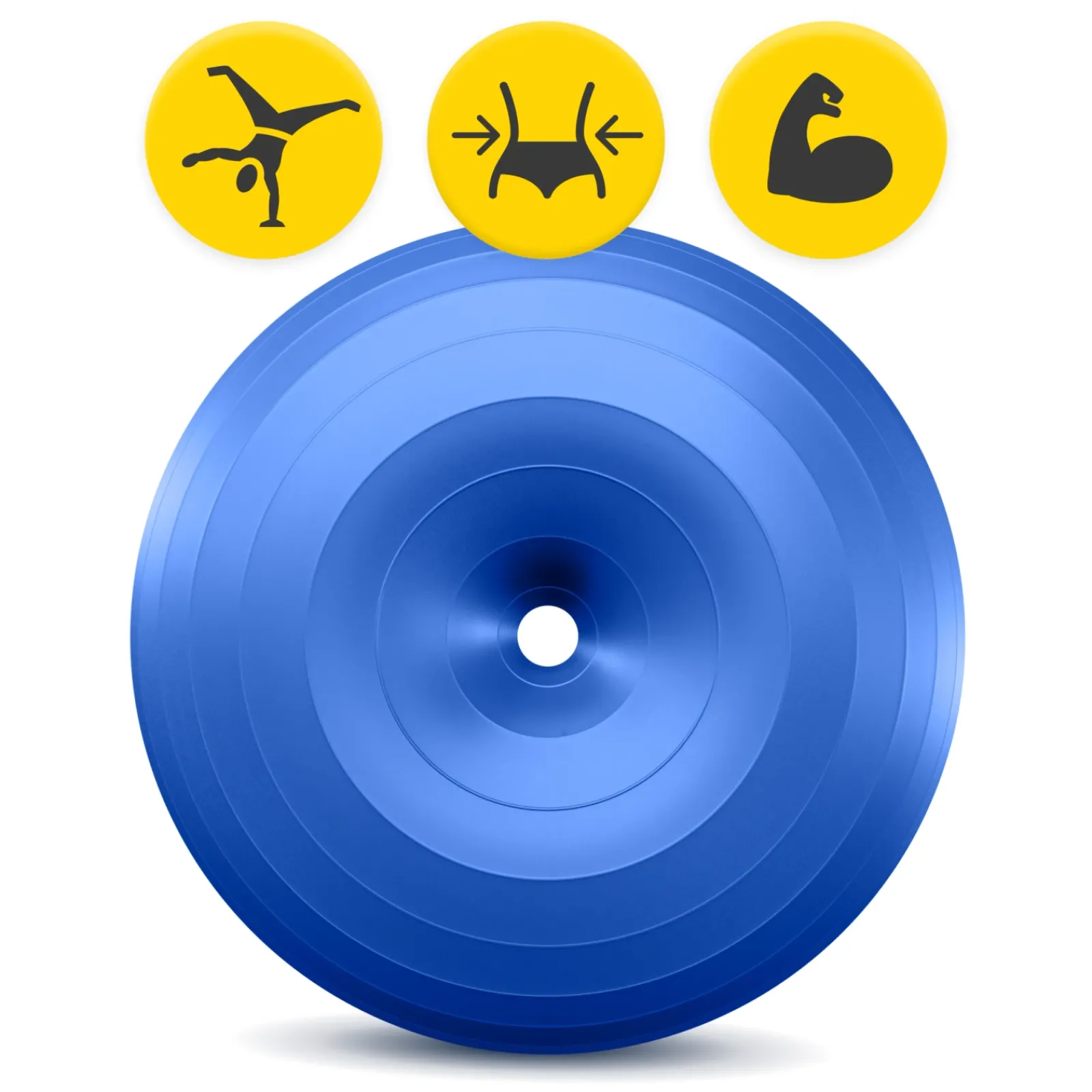 4FIZJO Piłka gimnastyczna DONUT AIR BALL niebieska Online