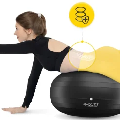 4FIZJO Piłka gimnastyczna DONUT AIR BALL czarna Online