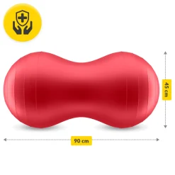4FIZJO Piłka gimnastyczna PEANUT AIR BALL czerwona Sale