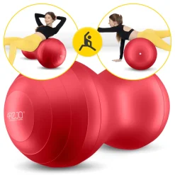 4FIZJO Piłka gimnastyczna PEANUT AIR BALL czerwona Sale