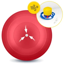4FIZJO Piłka gimnastyczna PEANUT AIR BALL czerwona Sale
