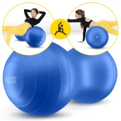 4FIZJO Piłka gimnastyczna PEANUT AIR BALL niebieska New