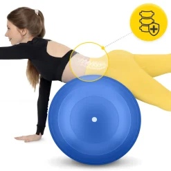 4FIZJO Piłka gimnastyczna PEANUT AIR BALL niebieska New