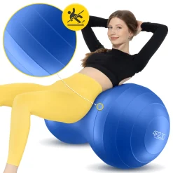 4FIZJO Piłka gimnastyczna PEANUT AIR BALL niebieska New