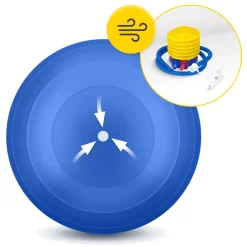 4FIZJO Piłka gimnastyczna PEANUT AIR BALL niebieska New