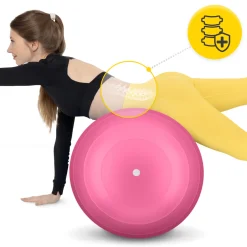 4FIZJO Piłka gimnastyczna PEANUT AIR BALL różowa Online