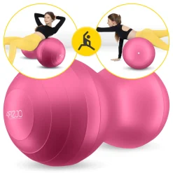4FIZJO Piłka gimnastyczna PEANUT AIR BALL różowa Online
