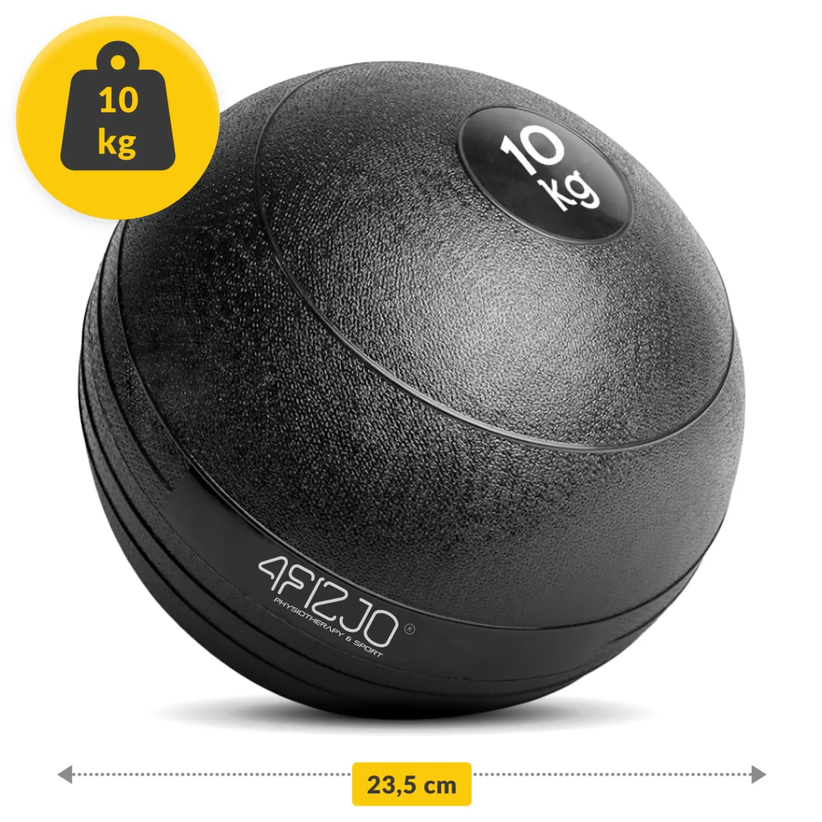 4FIZJO Piłka lekarska do ćwiczeń Slam Ball 10 kg