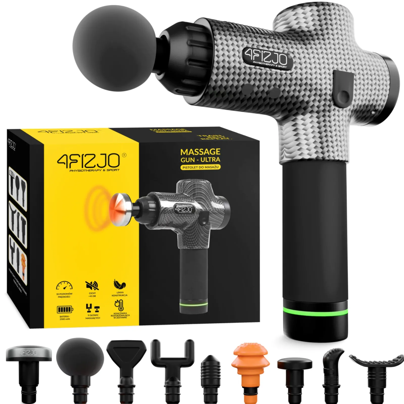 4FIZJO Pistolet do masażu MASSAGE GUN ULTRA Best
