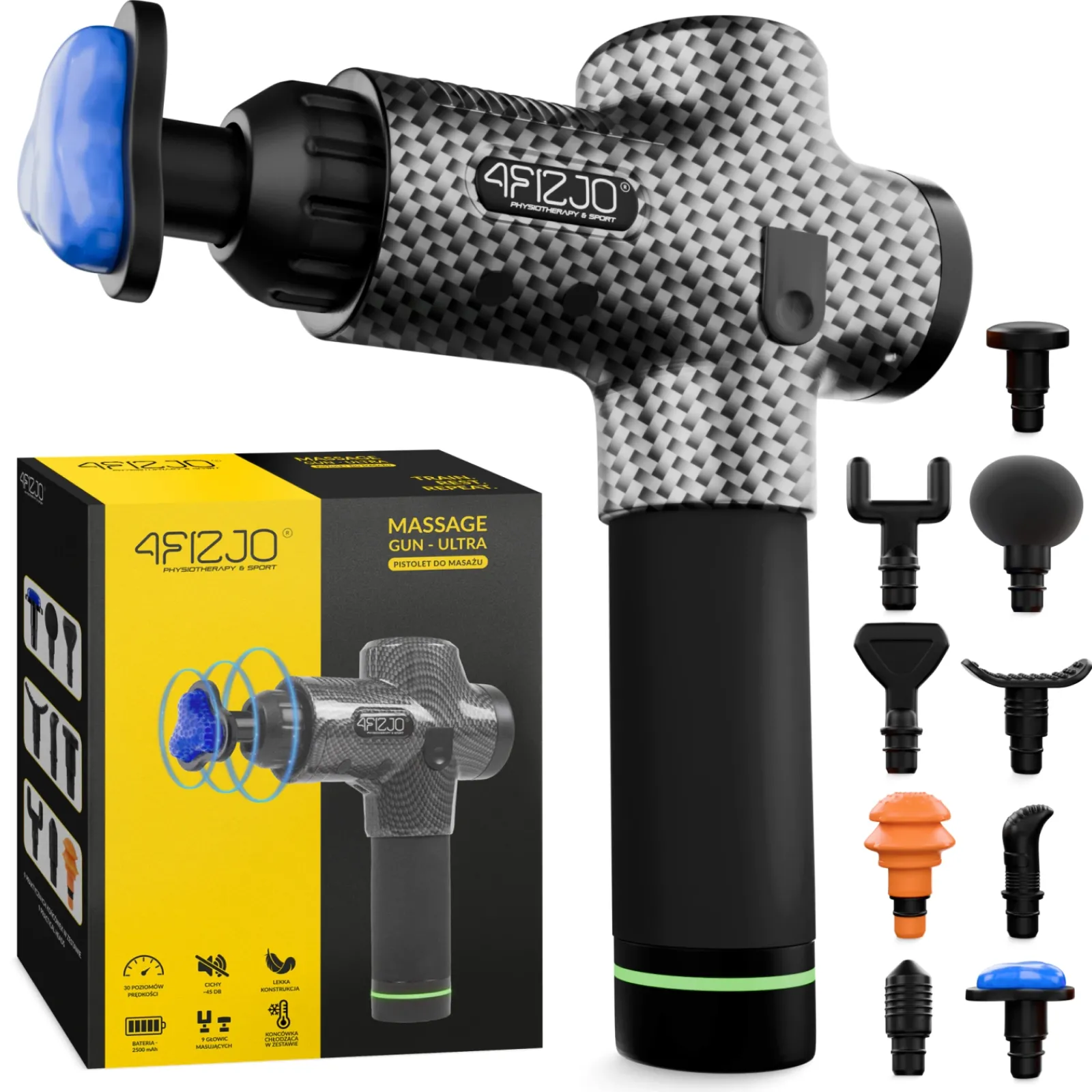 4FIZJO Pistolet do masażu MASSAGE GUN ULTRA COOL EDITION