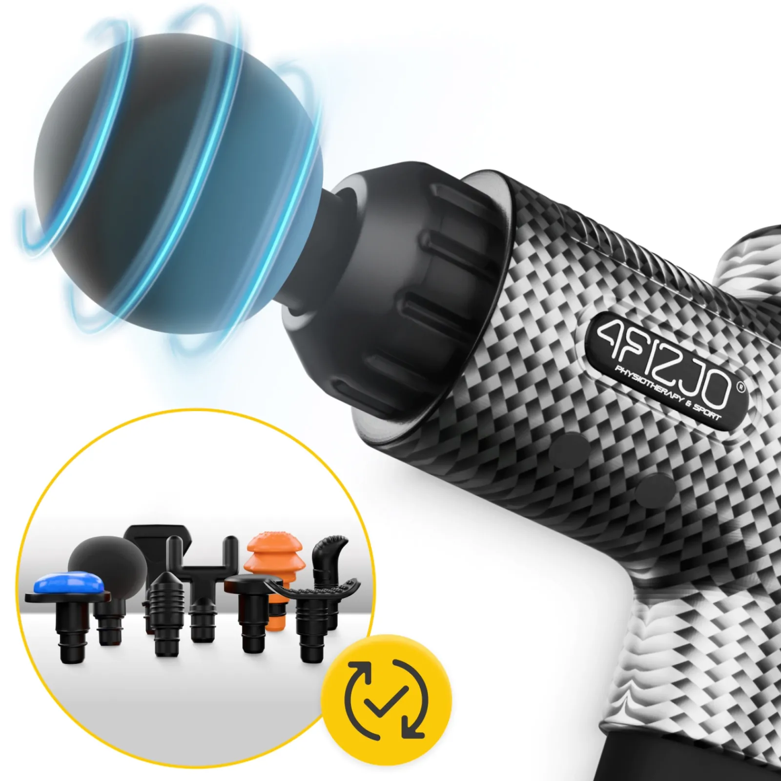4FIZJO Pistolet do masażu MASSAGE GUN ULTRA COOL EDITION